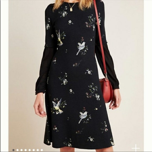 Anthropologie aldomartins bird dress new small - Picture 4 of 10